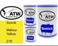 Preview: Suzuki, Mellow Yellow, Z1E: 500ml Lackdose + 500ml Klarlack + 250ml Härter - Set, von ATW Autoteile West.